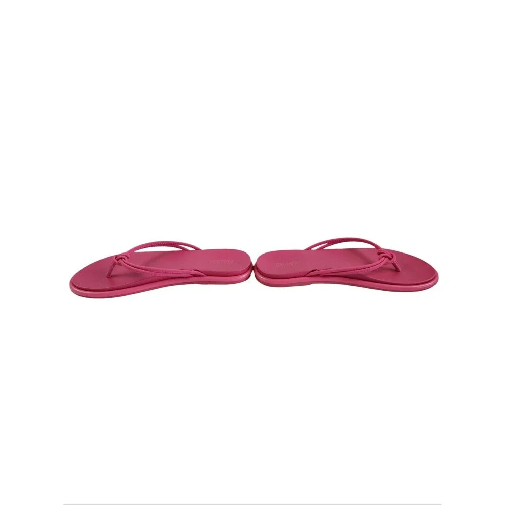 OluKai Aka Pink Plumeria Flip Flop Sandals Womens Size 7 EUC Water Friendly